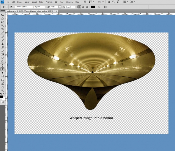 Creation of Golden Balloon: Step 1